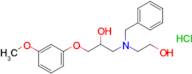 1-(Benzyl(2-hydroxyethyl)amino)-3-(3-methoxyphenoxy)propan-2-ol hydrochloride