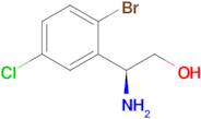 (s)-2-Amino-2-(2-bromo-5-chlorophenyl)ethan-1-ol