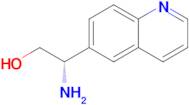 (s)-2-Amino-2-(quinolin-6-yl)ethan-1-ol