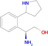 (2s)-2-Amino-2-(2-(pyrrolidin-2-yl)phenyl)ethan-1-ol