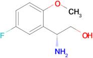 (r)-2-Amino-2-(5-fluoro-2-methoxyphenyl)ethan-1-ol