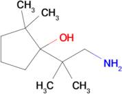 1-(1-Amino-2-methylpropan-2-yl)-2,2-dimethylcyclopentan-1-ol