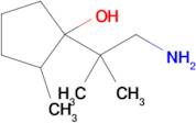 1-(1-Amino-2-methylpropan-2-yl)-2-methylcyclopentan-1-ol