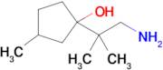 1-(1-Amino-2-methylpropan-2-yl)-3-methylcyclopentan-1-ol