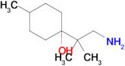 1-(1-Amino-2-methylpropan-2-yl)-4-methylcyclohexan-1-ol