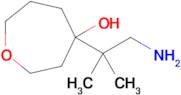 4-(1-Amino-2-methylpropan-2-yl)oxepan-4-ol