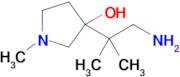 3-(1-Amino-2-methylpropan-2-yl)-1-methylpyrrolidin-3-ol