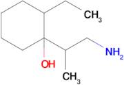 1-(1-Aminopropan-2-yl)-2-ethylcyclohexan-1-ol