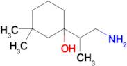 1-(1-Aminopropan-2-yl)-3,3-dimethylcyclohexan-1-ol