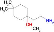 1-(1-Aminopropan-2-yl)-4,4-dimethylcyclohexan-1-ol