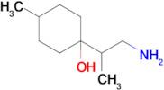 1-(1-Aminopropan-2-yl)-4-methylcyclohexan-1-ol