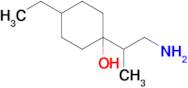 1-(1-Aminopropan-2-yl)-4-ethylcyclohexan-1-ol