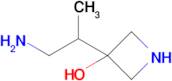 3-(1-Aminopropan-2-yl)azetidin-3-ol