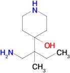 4-(1-Amino-2-methylbutan-2-yl)piperidin-4-ol