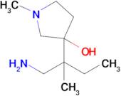 3-(1-Amino-2-methylbutan-2-yl)-1-methylpyrrolidin-3-ol