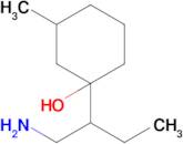 1-(1-Aminobutan-2-yl)-3-methylcyclohexan-1-ol