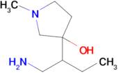 3-(1-Aminobutan-2-yl)-1-methylpyrrolidin-3-ol