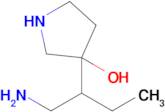 3-(1-Aminobutan-2-yl)pyrrolidin-3-ol