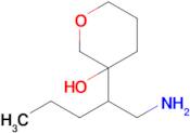 3-(1-Aminopentan-2-yl)tetrahydro-2h-pyran-3-ol