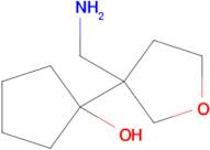 1-(3-(Aminomethyl)tetrahydrofuran-3-yl)cyclopentan-1-ol