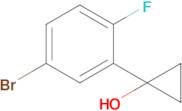 1-(5-Bromo-2-fluorophenyl)cyclopropan-1-ol