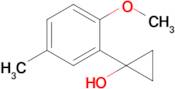 1-(2-Methoxy-5-methylphenyl)cyclopropan-1-ol