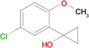 1-(5-Chloro-2-methoxyphenyl)cyclopropan-1-ol