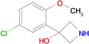 3-(5-Chloro-2-methoxyphenyl)azetidin-3-ol