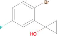 1-(2-Bromo-5-fluorophenyl)cyclopropan-1-ol