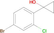 1-(4-Bromo-2-chlorophenyl)cyclopropan-1-ol