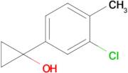 1-(3-Chloro-4-methylphenyl)cyclopropan-1-ol