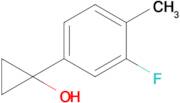 1-(3-Fluoro-4-methylphenyl)cyclopropan-1-ol