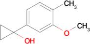 1-(3-Methoxy-4-methylphenyl)cyclopropan-1-ol