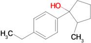 1-(4-Ethylphenyl)-2-methylcyclopentan-1-ol