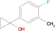 1-(4-Fluoro-3-methylphenyl)cyclopropan-1-ol