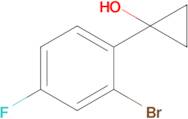 1-(2-Bromo-4-fluorophenyl)cyclopropan-1-ol