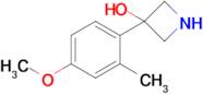 3-(4-Methoxy-2-methylphenyl)azetidin-3-ol