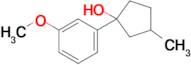 1-(3-Methoxyphenyl)-3-methylcyclopentan-1-ol