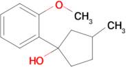 1-(2-Methoxyphenyl)-3-methylcyclopentan-1-ol