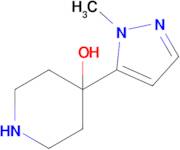 4-(1-Methyl-1h-pyrazol-5-yl)piperidin-4-ol