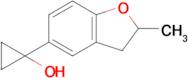 1-(2-Methyl-2,3-dihydrobenzofuran-5-yl)cyclopropan-1-ol