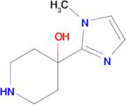 4-(1-Methyl-1h-imidazol-2-yl)piperidin-4-ol