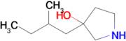 3-(2-Methylbutyl)pyrrolidin-3-ol