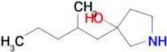 3-(2-Methylpentyl)pyrrolidin-3-ol