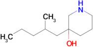 3-(2-Methylpentyl)piperidin-3-ol