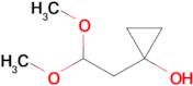 1-(2,2-Dimethoxyethyl)cyclopropan-1-ol