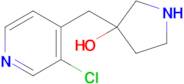 3-((3-Chloropyridin-4-yl)methyl)pyrrolidin-3-ol