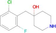 4-(2-Chloro-6-fluorobenzyl)piperidin-4-ol