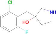 3-(2-Chloro-6-fluorobenzyl)pyrrolidin-3-ol