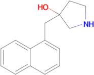 3-(Naphthalen-1-ylmethyl)pyrrolidin-3-ol